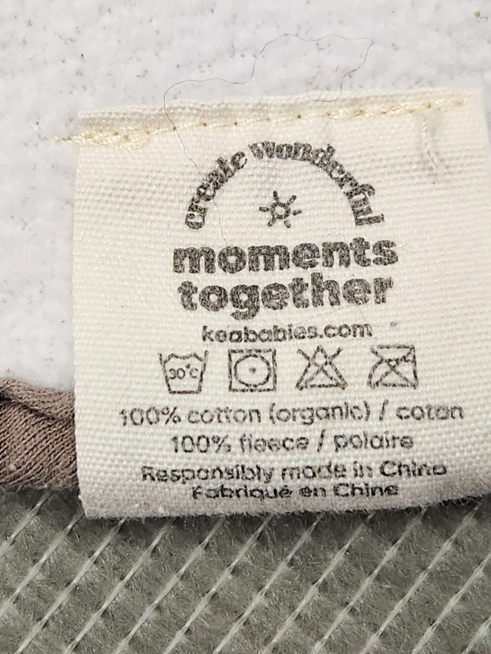 KeaBabies Neutral Cotton Bib Set — Taupe, Olive, Mauve, Brown, Cream